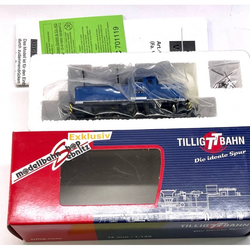 Tillig TT Diesellok V60 SP 012 Spitzke Logistik 500517 Sondermodell ...