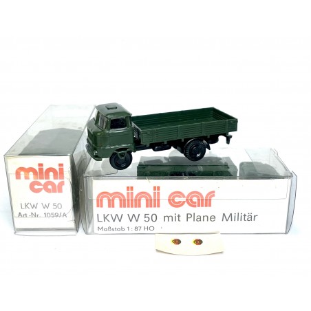 Modellauto  H0 1:87 LKW W50 Mini Car 1059/9 Militär