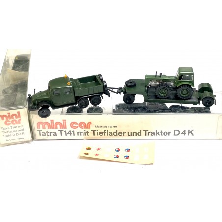 Modellauto  H0 1:87 LKW Tatra 141 Mini Car 1809 Militär