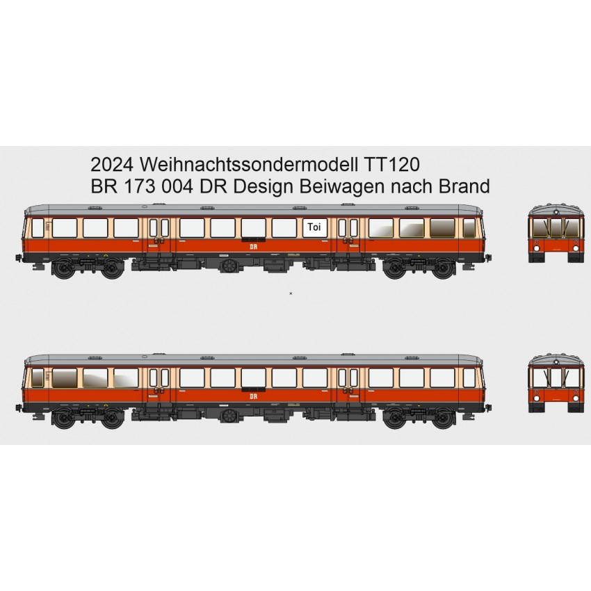 Beiwagen BR 173 004 DR...