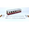 Gehäuse Triebwagen DR VT 135 rot beige KRES